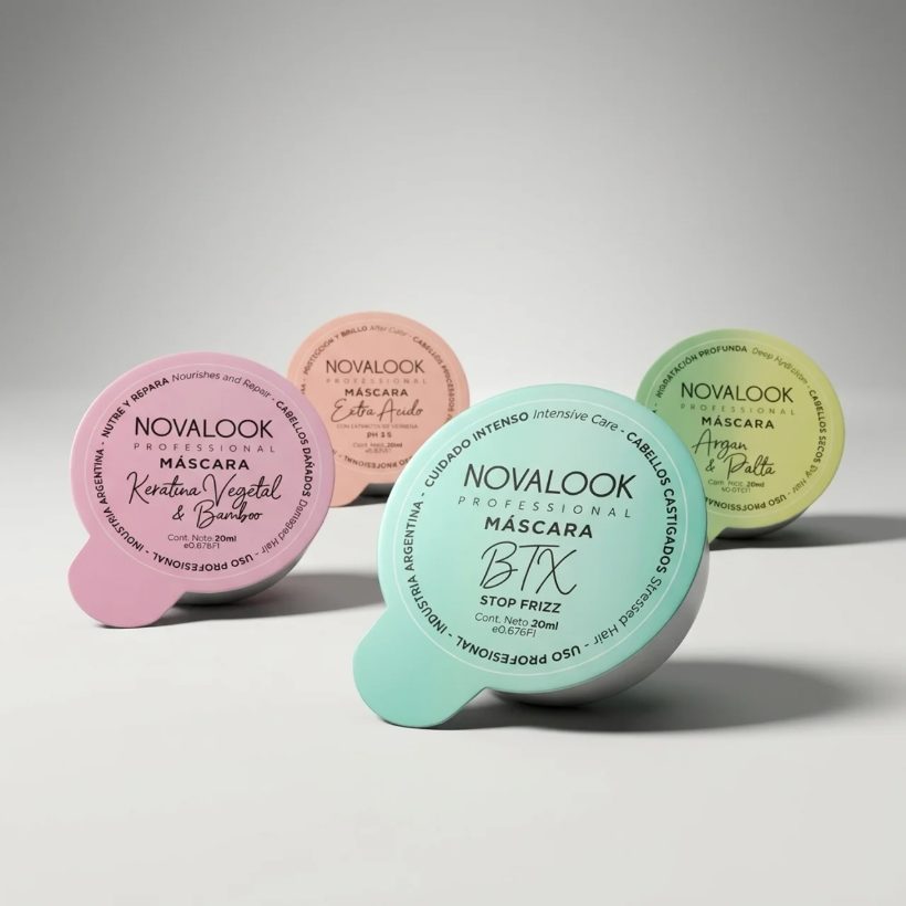 Novalook Professional — máscaras capilares en monodosis