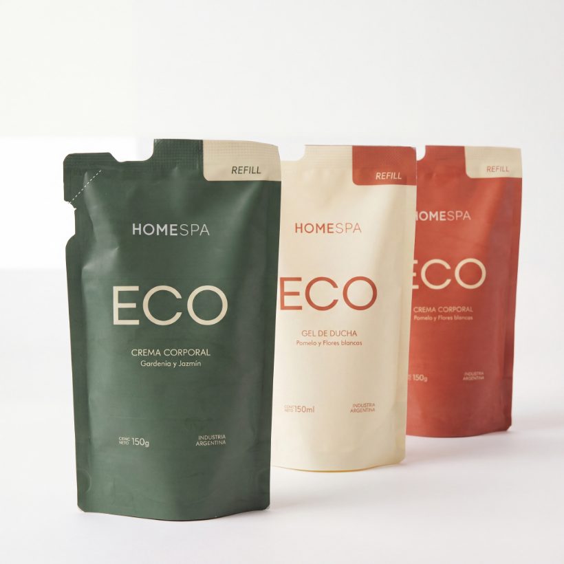 HomeSpa ECO — refill crema corporal y gel de ducha